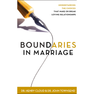 Boundaries in Marriage by Henry Cloud